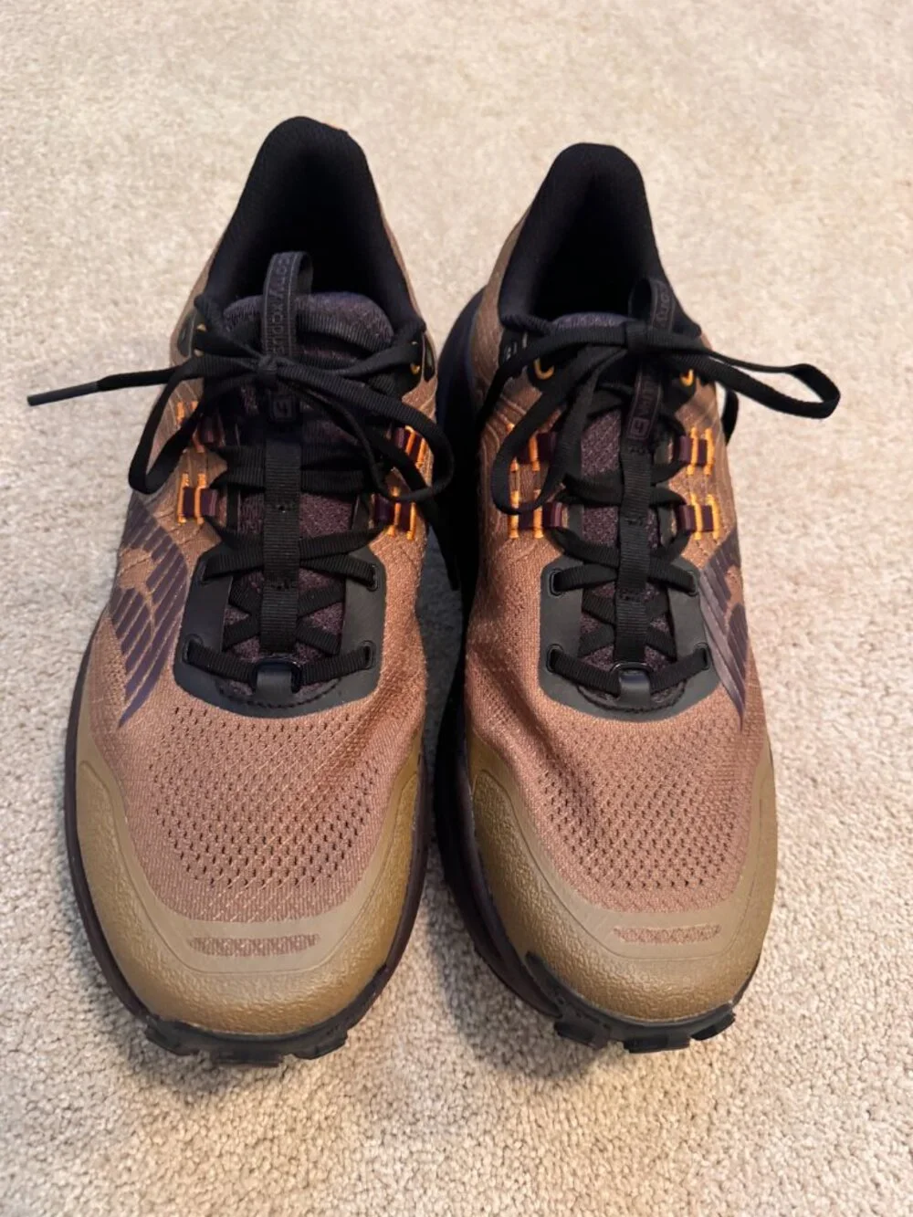 Saucony Xodus Ultra 4 Trail Running Shoes Men's 11 Kodiak Wine Vibram Mega grip - Picture 3 of 6